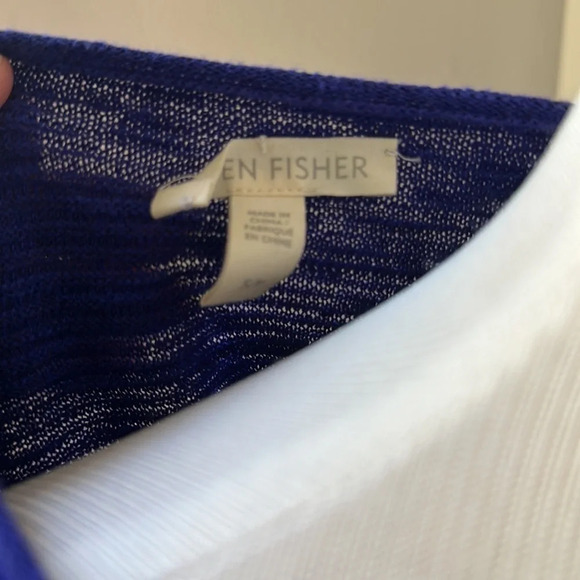 Eileen Fisher Boxy Ribbed Sweater, Size S/P, Like New - Picture 7 of 8